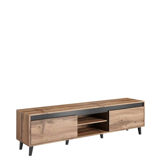 TV-taso NORD II, ruskea/musta (6408)