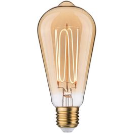 LED-filamenttilamppu Paulmann Rustic Shine Corn, I-muoto, 230V, 300lm, 4.2W, 1800K, himmennettä, kulta