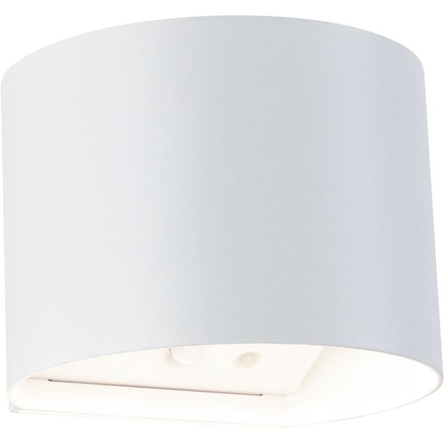 LED-seinävalaisin Paulmann Nyara, IP44, 3000K, 135x120mm, 2x1W / 1W, akkukäyttöinen, hämäräohjattu liiketunnistin (HF)