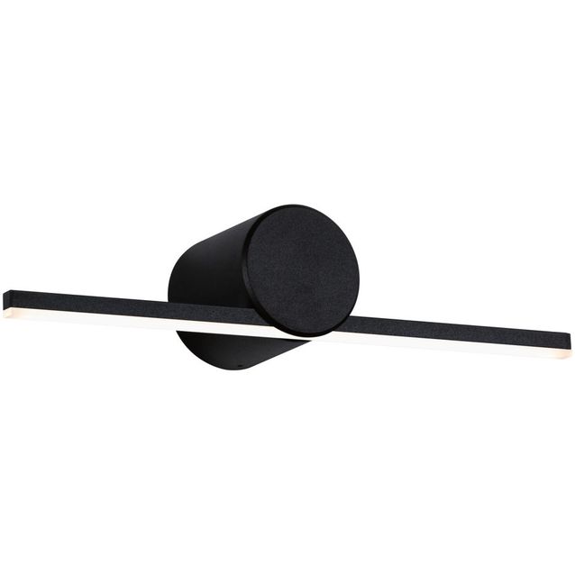 LED-peilivalaisin Paulmann Sava, IP44, 3000K, 230V, mattamusta