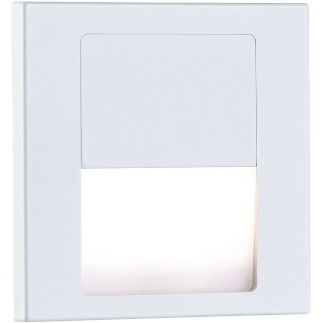 Upotettava LED-seinävalaisin Paulmann Tsaro, kulmikas, 80x36mm, 1W, 80lm, 230V, 2700K