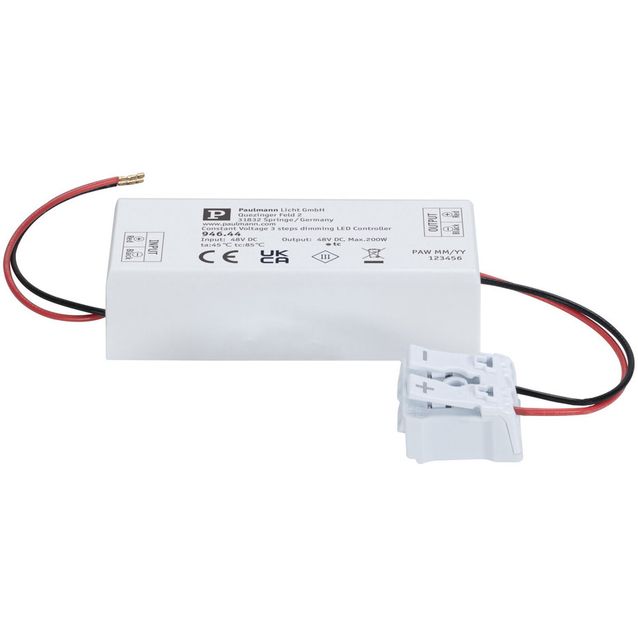 Himmennin Paulmann ULine 3-Step-Dimmer, max. 200W, 48V, 80x35mm, valkoinen