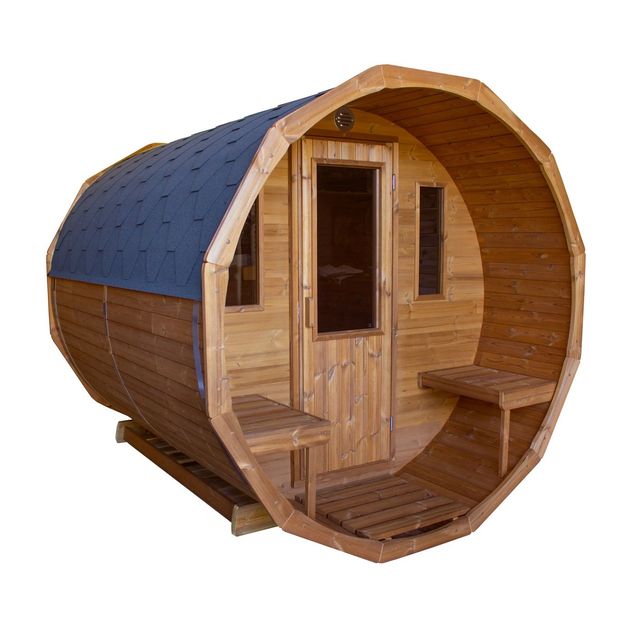 Tynnyrisauna SpaDealers vaakamallinen Ø 200 X 260