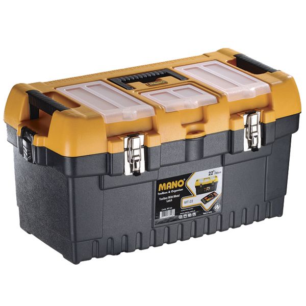 Työkalupakki Mano Pro MT-22 22" metallilukoilla 3 lokerikkoa