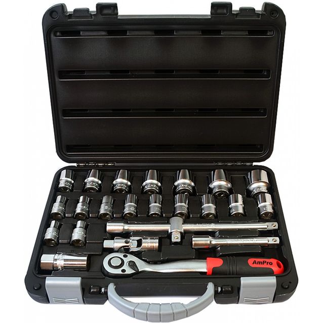 Työkalusarja AmPro 1/2'' 24-osainen