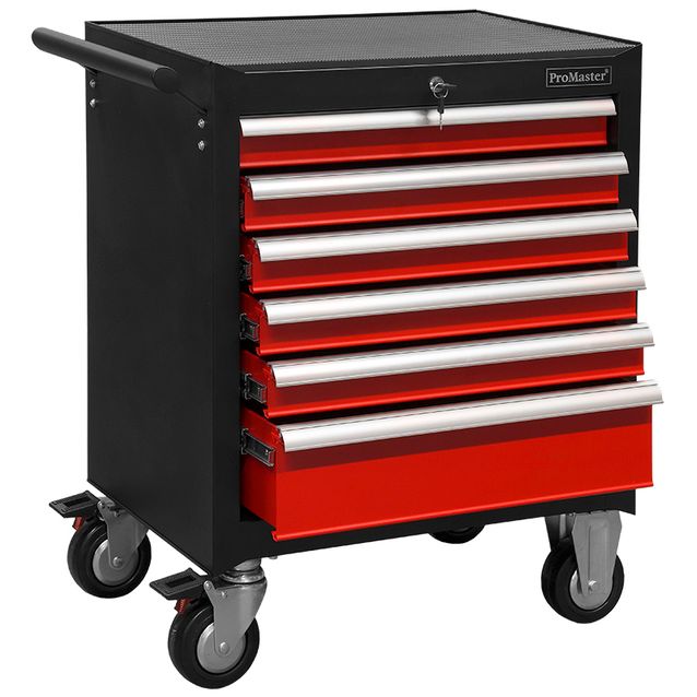 Työkaluvaunu ProMaster 6 laatikkoa