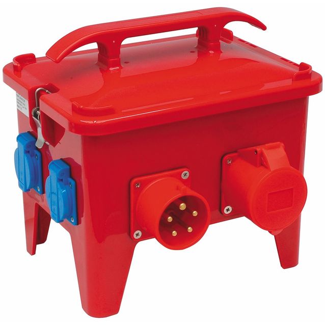 Työmaakeskus Malmbergs pinottava vikavirtasuojalla 32A