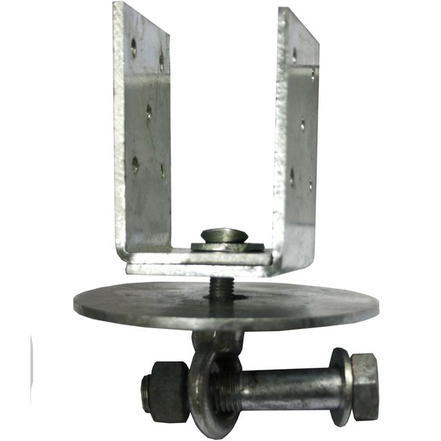 U-pilarikiinnike Lektar säädettävä 45-90 x 95/70 x 4 mm