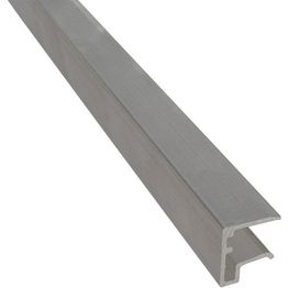 U-päätelista Keraplast 10mm alumiini 3,5m