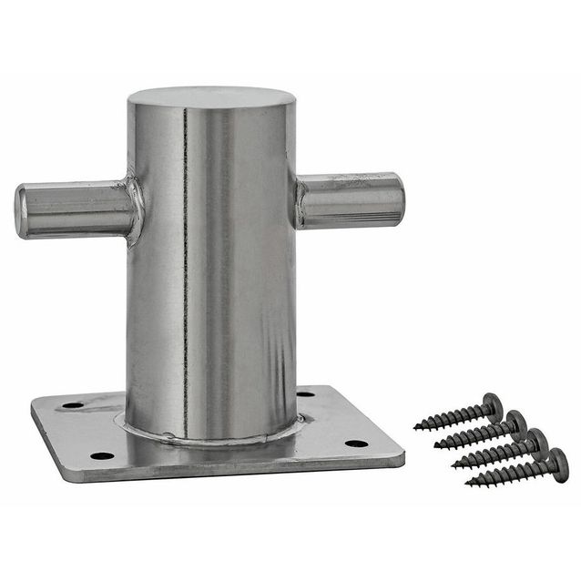 Ristipollari Inora, 125mm, ruostumaton teräs