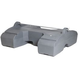 Laituriponttoni Inora 430, 50x140x120cm, harmaa