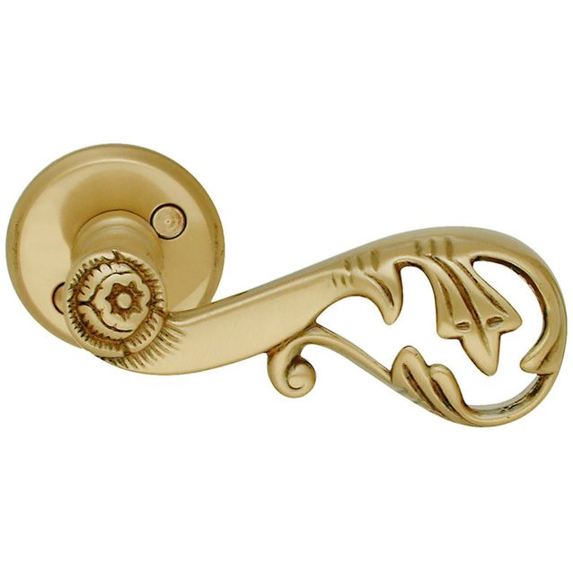 Ulko-ovenpainike Smedbo Beslagsboden B160M harjatttu messinki