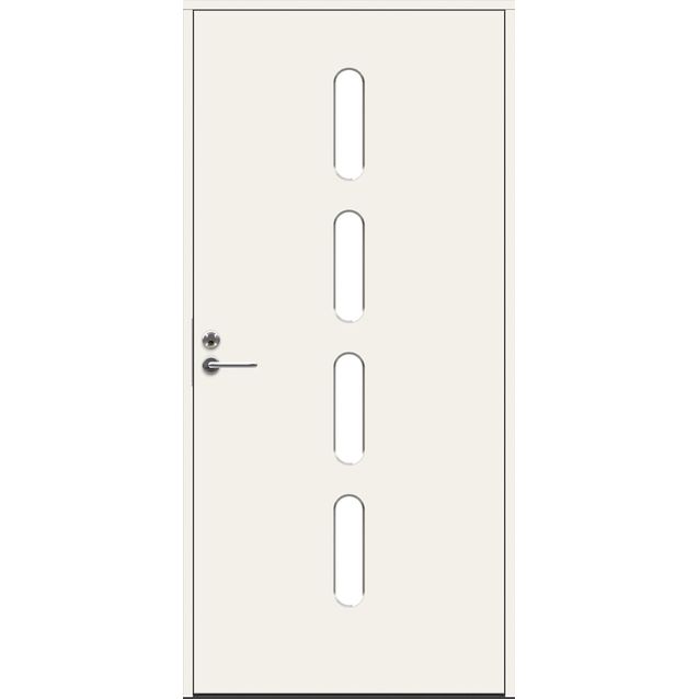 Ulko-ovi Swedoor Character Eco Beat erikoismitta kirkas lasi