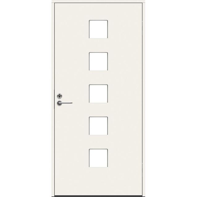 Ulko-ovi Swedoor Character Eco Dice 9-10x21 kirkas lasi