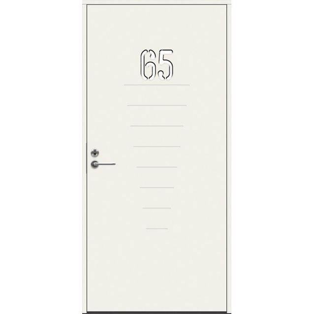 Ulko-ovi Swedoor Character Eco Digits 9-10x21 kirkas lasi