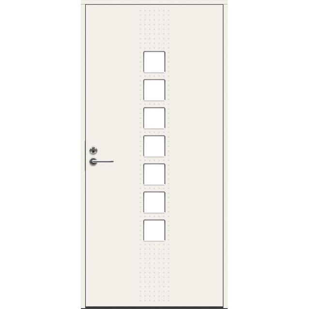 Ulko-ovi Swedoor Character Eco Dots 9-10x21 kirkas lasi