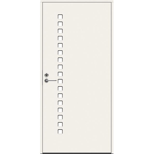 Ulko-ovi Swedoor Character Eco Prisma 9-10x21 kirkas lasi