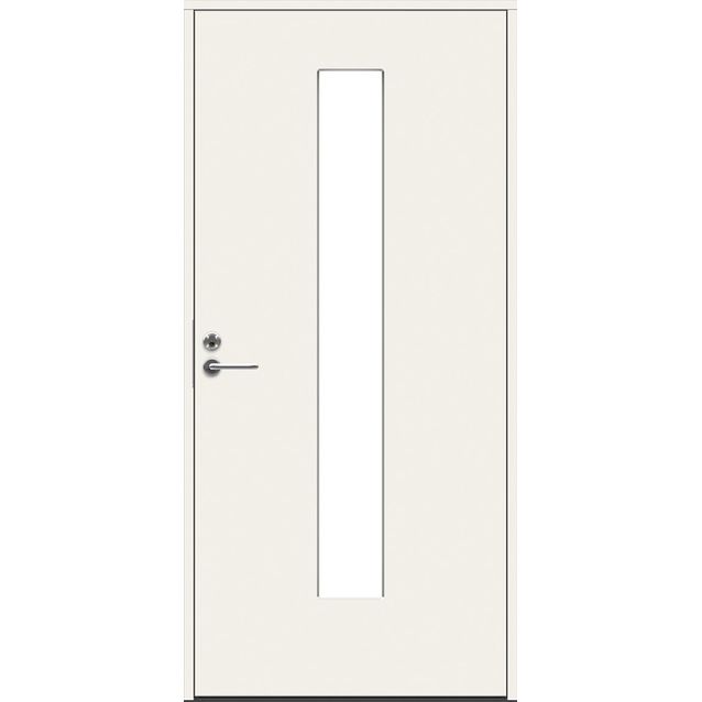 Ulko-ovi Swedoor Character Eco Tower 9-10x21 kirkas lasi