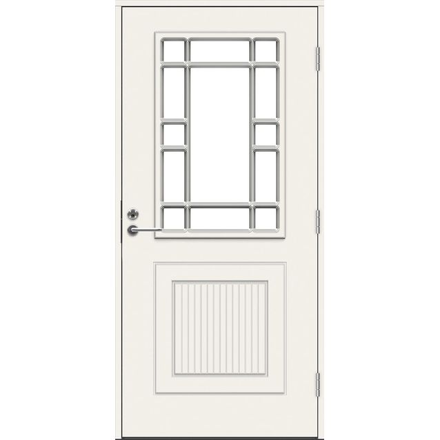 Ulko-ovi Swedoor Classic Eco Bach 9-10x21 Decor-lasi