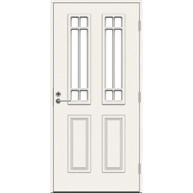 Ulko-ovi Swedoor Classic Eco Debussy 9-10x21 Decor-lasi