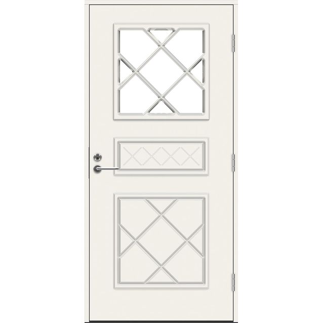 Ulko-ovi Swedoor Classic Eco Satie 9-10x21 kirkas lasi