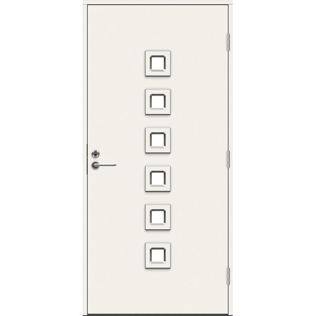 Ulko-ovi Swedoor Function Eco Arafura erikoismitta satiinilasi