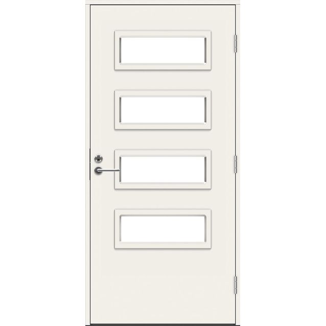 Ulko-ovi Swedoor Function Eco Elbe erikoismitta satiinilasi