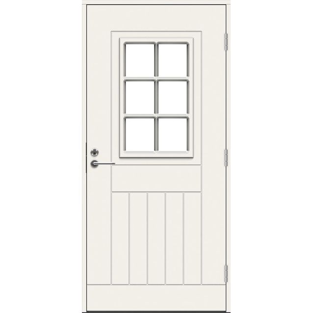 Ulko-ovi Swedoor Function Eco Wadden, 10x21, karmi 115mm, valkoinen