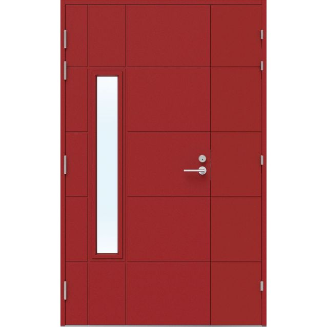 Ulko-ovi levikkeellä Pihla Termo S42 mittatilaus