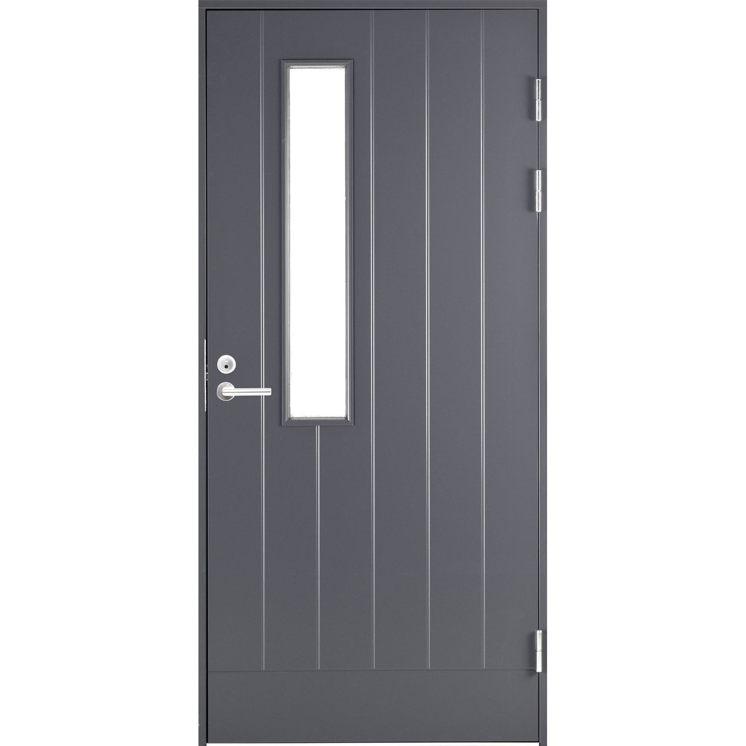 Ulko-ovi kuviolasi Swedoor Function F1894W22 tummanharmaa