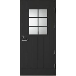 Ulko-ovi Kaskipuu UOL1 Thermo 9-10x21 karmi 115 mm RR23 tummanharmaa