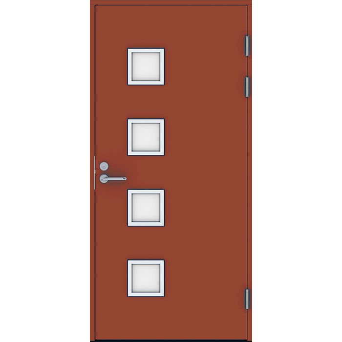 Ulko-ovi Swedoor Function F2090 W82 tiilenpunainen