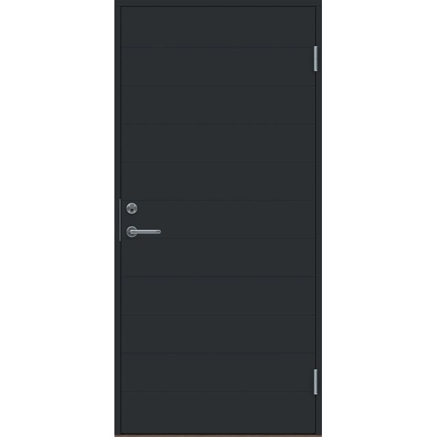 Ulko-ovi umpi Swedoor Basic B0070 tummanharmaa