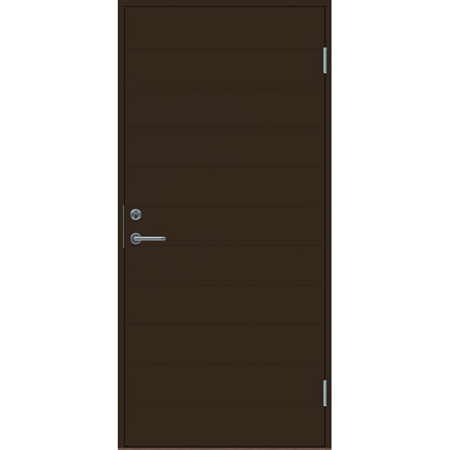 Ulko-ovi umpi Swedoor Basic B0070 tummanruskea
