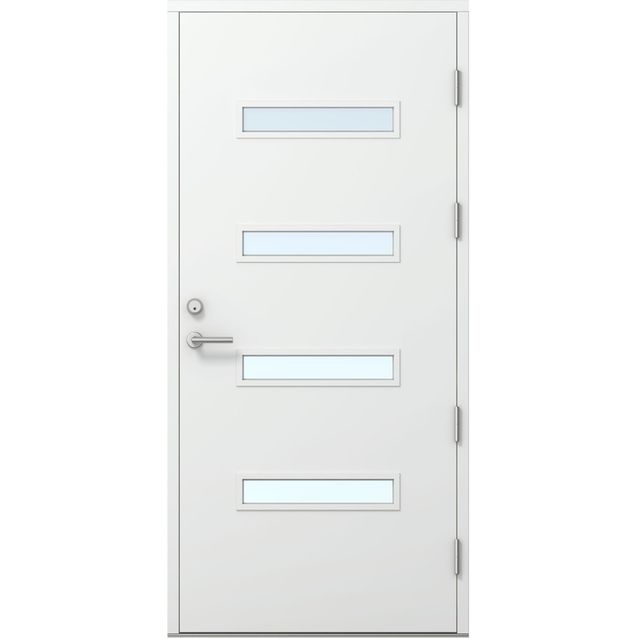 Ulko-ovi Kaskipuu FE3 thermo 10x21 karmi 115 mm valkoinen 