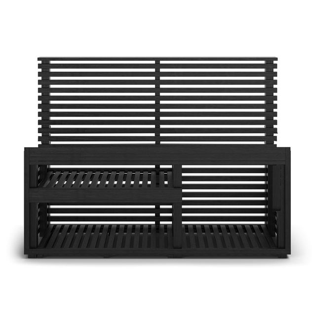 Ulkokeittiö JABO Horizont 162,3x220x67,1 cm ilman työtasoa musta