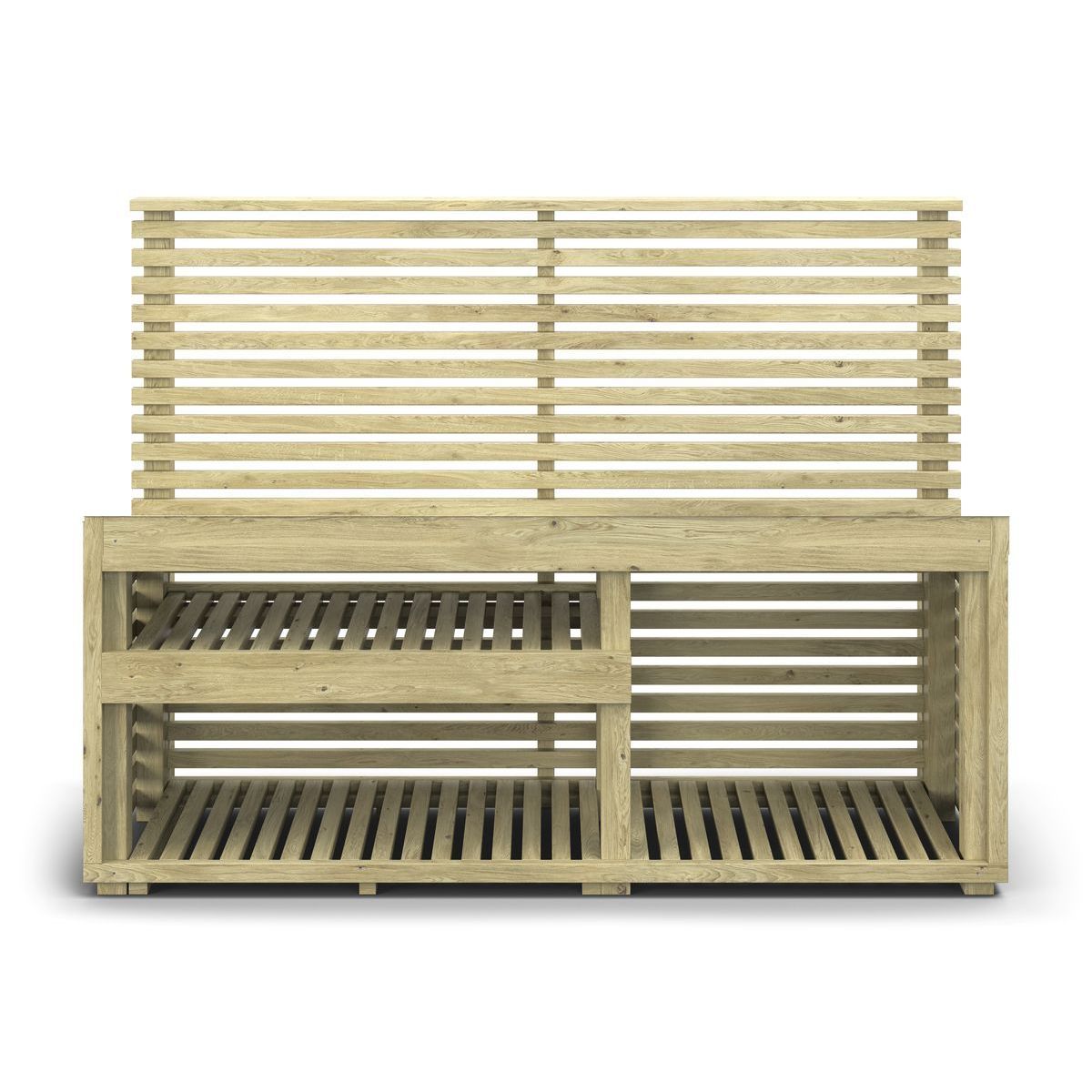 Ulkokeittiö JABO Horizont 162,3x220x67,1 cm ilman työtasoa painekyllästetty kuusi