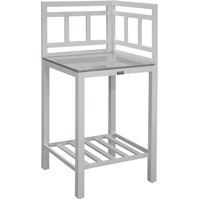 Ulkokeittiön kulmaosa Bagani valkoinen