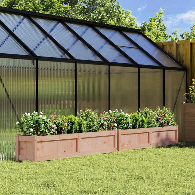 Ulkokukkalaatikot, käsittelemätöntä douglaskuusta, 2kpl