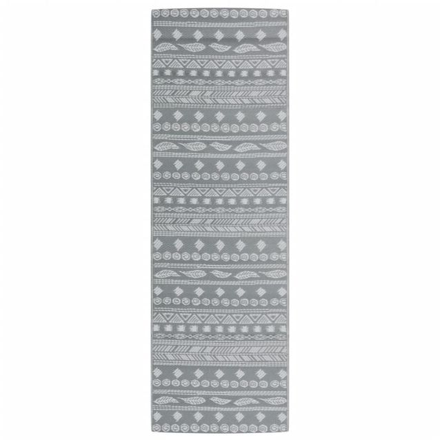 Ulkomatto harmaa 80x250 cm PP (16969)