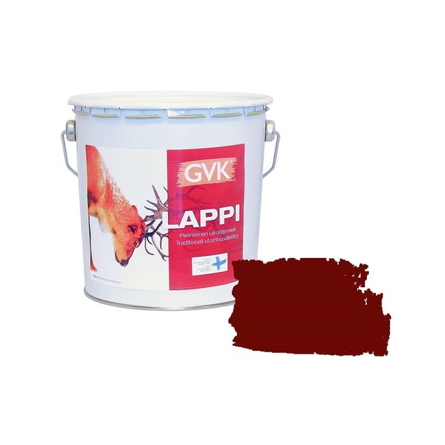 Ulkoöljymaali Lappi puolihimmeä 2.7 l italianpunainen