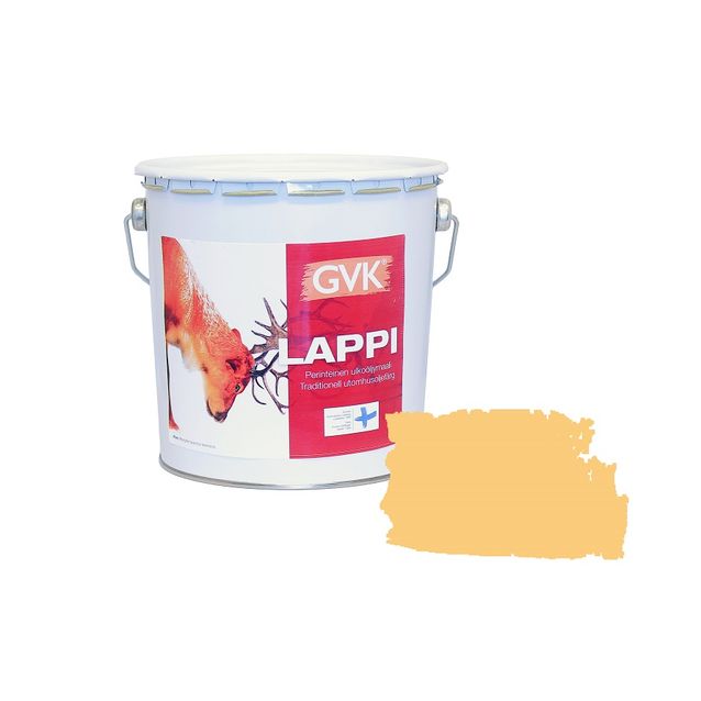 Ulkoöljymaali Lappi puolihimmeä 2.7 l kartanonkeltainen