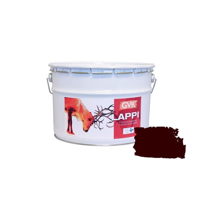 Ulkoöljymaali Lappi puolihimmeä 9 l italianpunainen