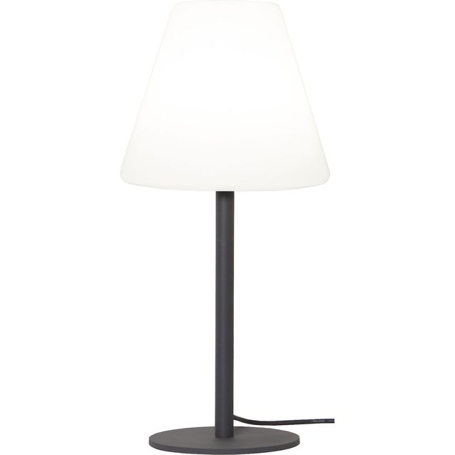 Ulkopöytävalaisin Star Trading GardenLight 280x280x600mm harmaa