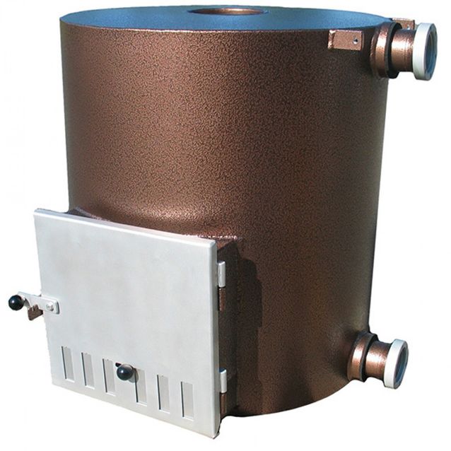 Ulkopuolinen kamina Kirami Tube 40kW