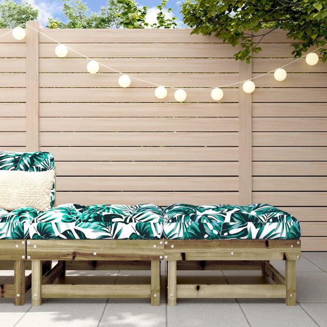 Ulkorahit istuintyynyillä 2 kpl kyllästetty mänty