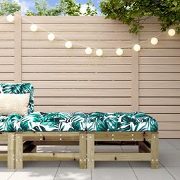 Ulkorahit tyynyillä 2 kpl kyllästettyä mäntyä