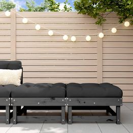 Ulkorahit tyynyillä, mäntyä, harmaa, 2 kpl