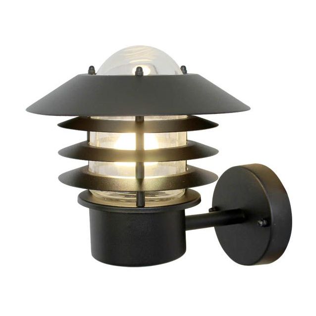 Ulkoseinävalaisin Noor Attu, 270x220x235mm, musta