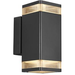 Ulkoseinävalaisin Nordlux Elm 23,5 cm ylös/alas musta